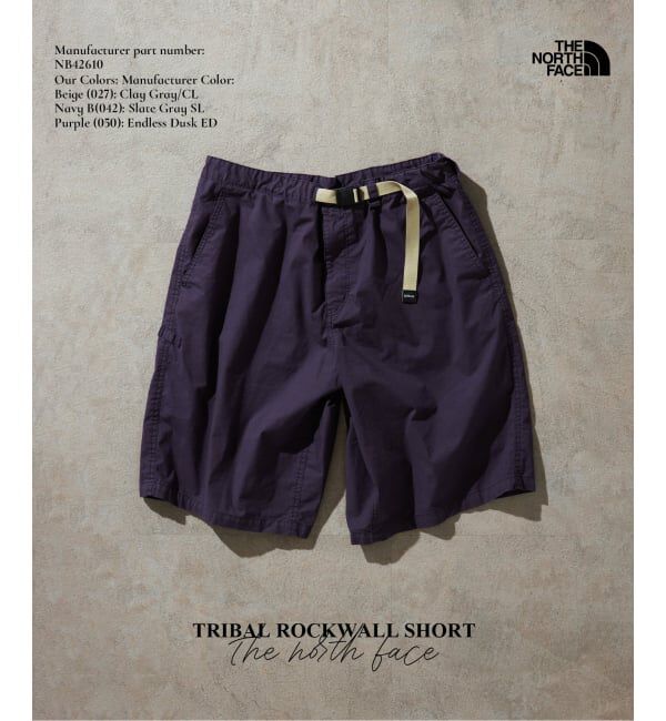 JOURNAL STANDARD relume「《予約》THE NORTH FACE / ノースフェイス トライバルロックウォール ショーツ」|その他|パープル