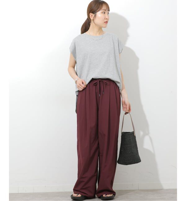 JOURNAL STANDARD relume「《予約》接触冷感 / UVカット / 撥水 / ナイロンワイドパンツ」|その他|
