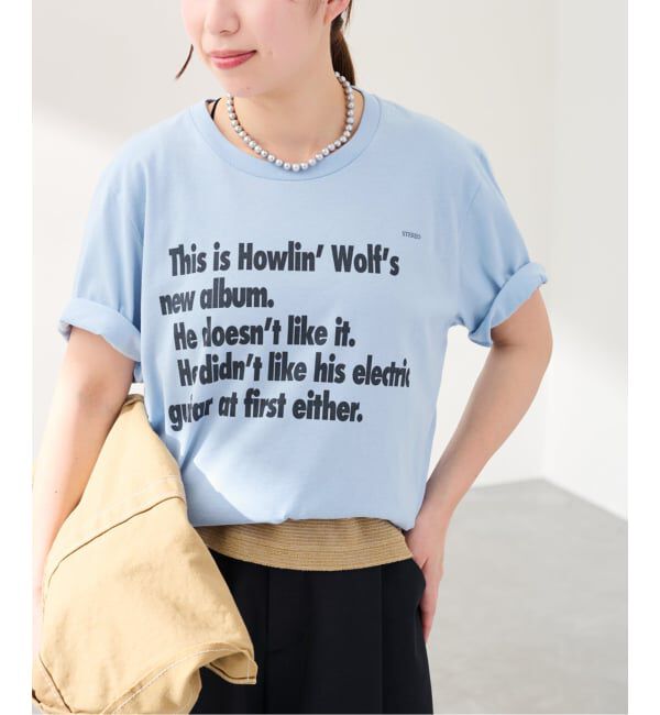 FRAMeWORK「BLUESCENTRIC THIS IS HOWLIN TEE」|Tシャツ・カットソー|