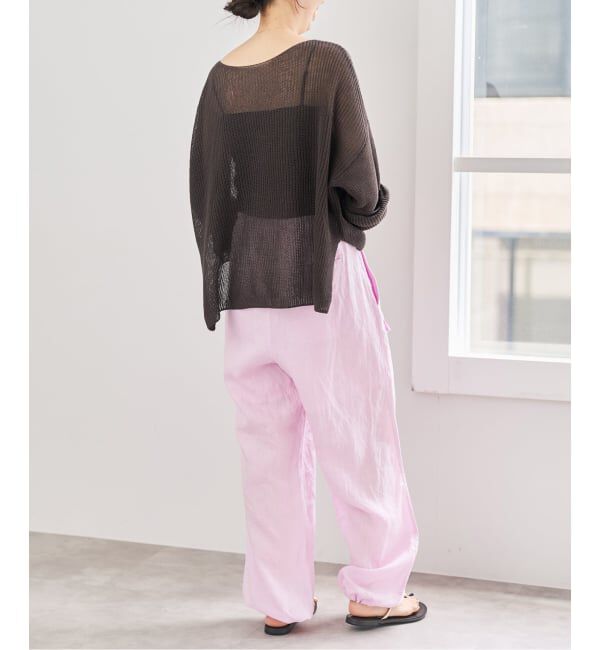 Spick and Span「《予約》TICCA  / ティッカ リネンカーゴパンツ」|カーゴ|