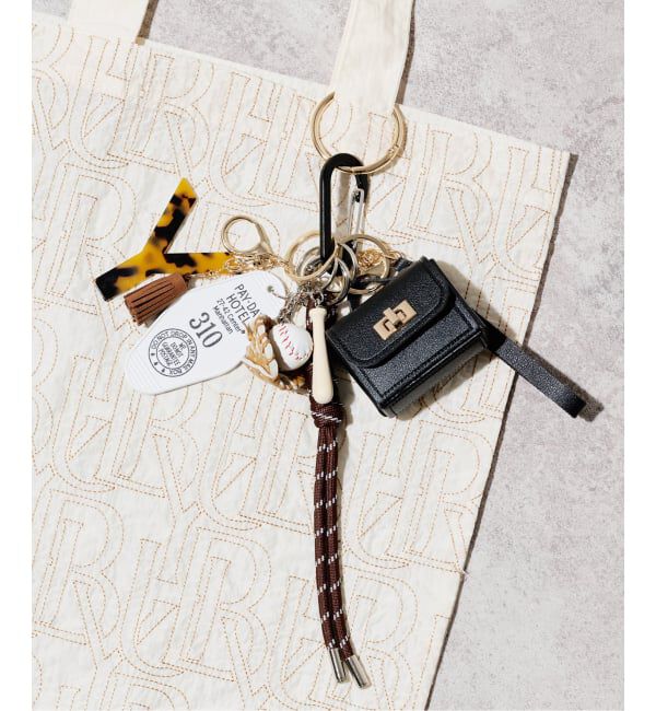 U by SPICK&SPAN「《追加予約》PAYDAY*UBY Spick & Span キーホルダーセット2」|キーケース|ブラウン