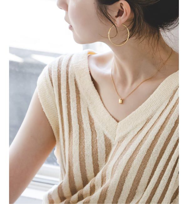 NOBLE「《予約・NOBLE別注カラー》PROVOKE/プロヴォーク loopyarn stripe vest」|ベスト・ジレ|