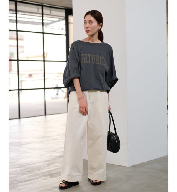 FRAMeWORK「≪WEB限定 / 追加予約≫ハーフスリーブロゴTEE 3」|Tシャツ・カットソー|