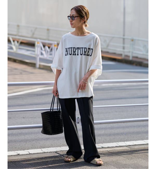 FRAMeWORK「≪WEB限定 / 追加予約≫ハーフスリーブロゴTEE 3」|Tシャツ・カットソー|