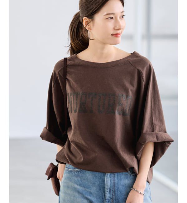 FRAMeWORK「≪WEB限定 / 追加予約≫ハーフスリーブロゴTEE 3」|Tシャツ・カットソー|