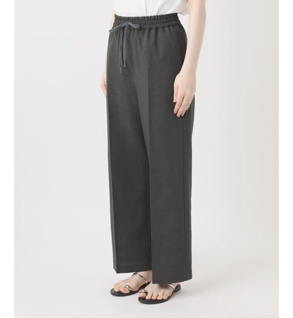 Spick and Span「《手洗い可 / 追加2予約》PEウォッシャブルイージースラックスパンツ」|スラックス|