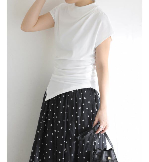  「【洗える】ドレープフレンチカットソー」|Tシャツ・カットソー|