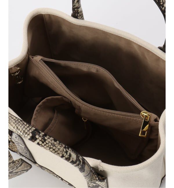  「cachecache /カシュカシュパーテーションキャンバストートS」|トートバッグ|