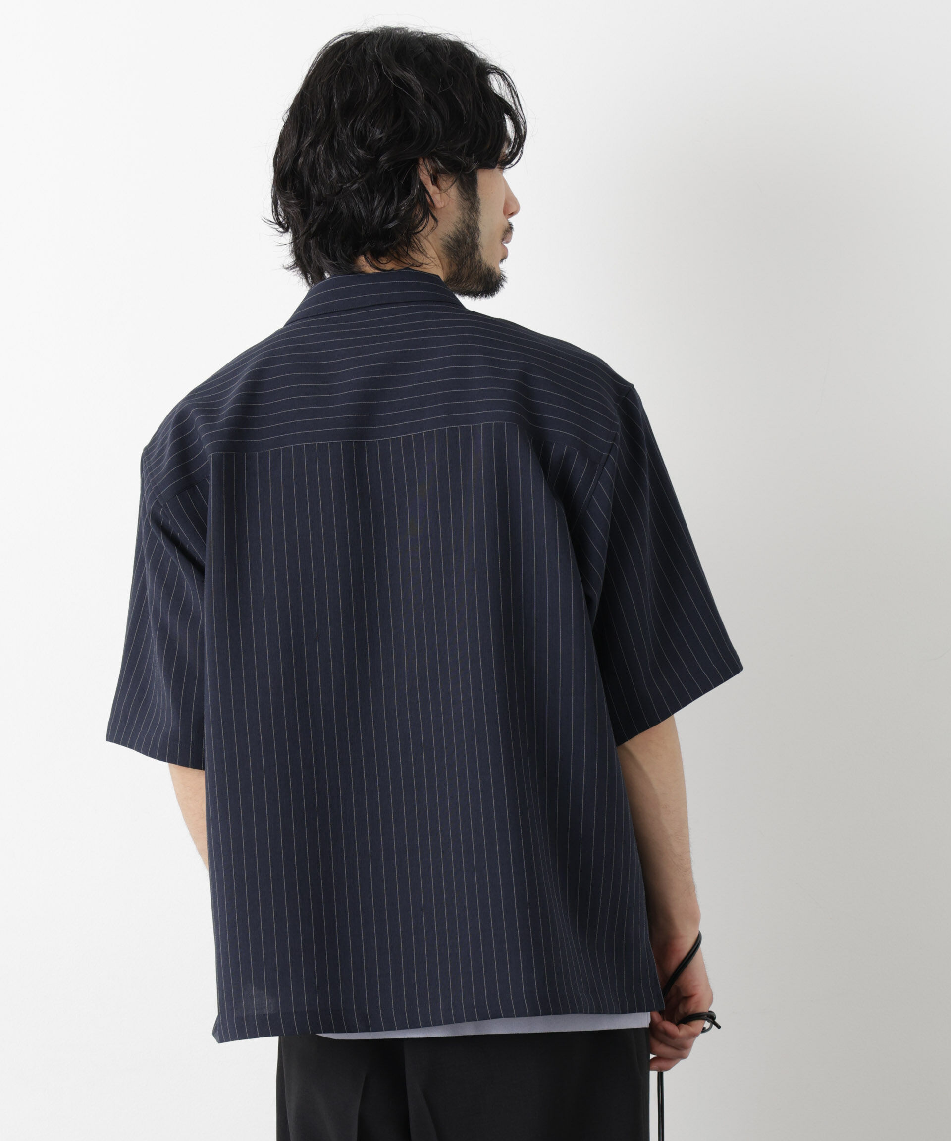 nano･universe「「メランジドライ」ZIPシャツブルゾン(セットアップ可)」|シャツ・ブラウス|