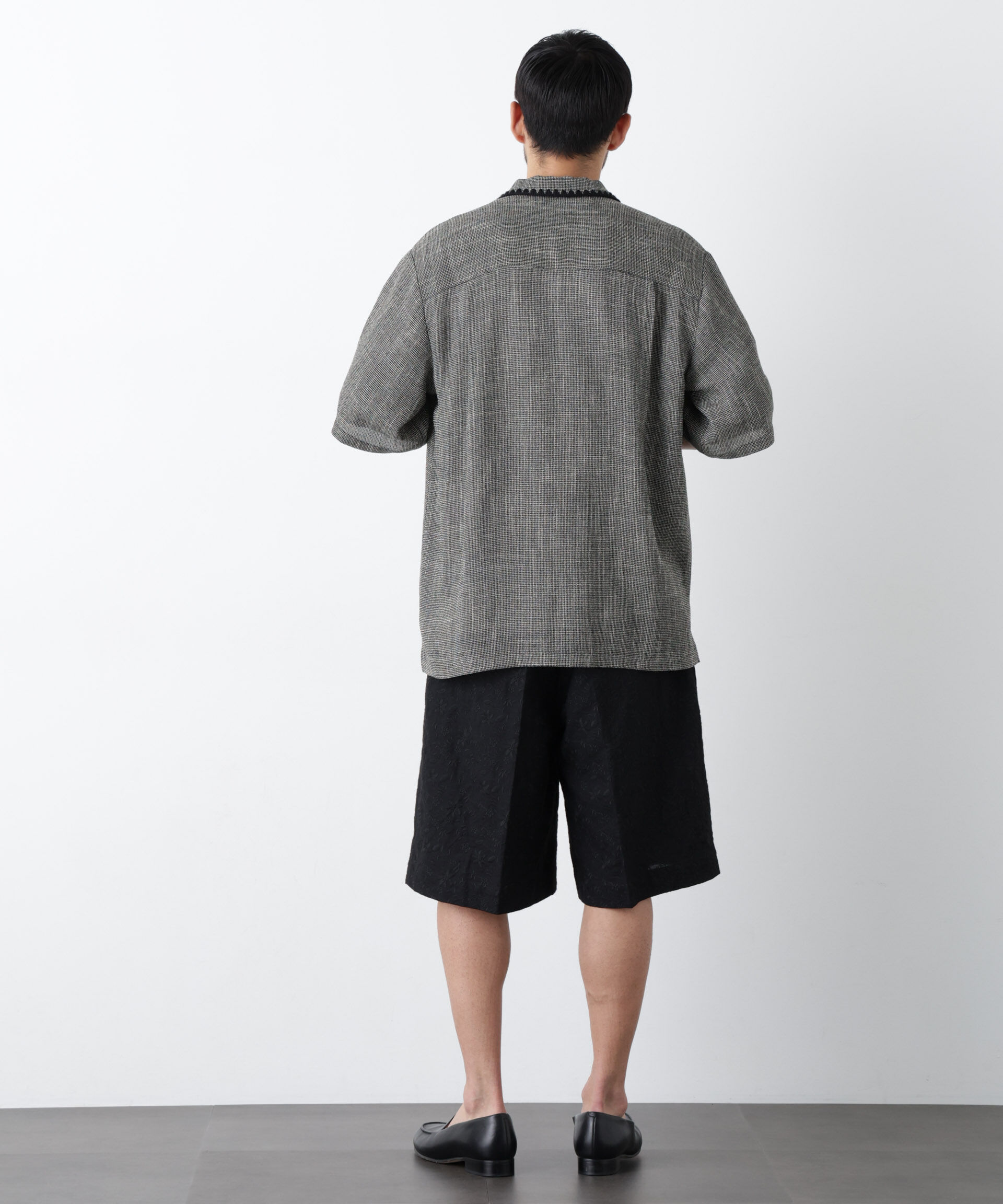 nano･universe「｢OtoNANO｣&times;masoret 総柄刺繍ショートパンツ」|チノ|