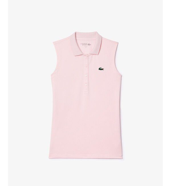 LACOSTE「UVカット UPF50+ ウルトラドライノースリーブゴルフポロシャツ」|ポロシャツ|