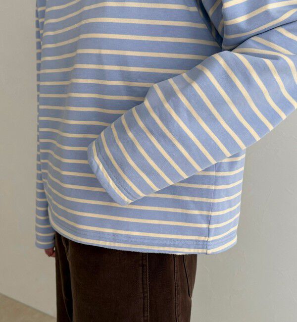 fredy emue「【2WAY仕様】【GEVACO/ゲバコ】裏フリースボートネックTシャツ」|Tシャツ・カットソー|