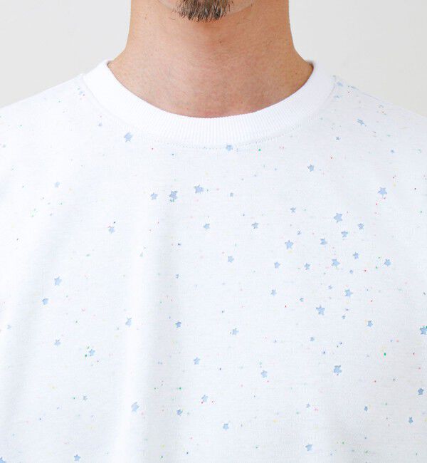 GLOSTER「星穴ネップボンディング クルーネックTシャツ」|Tシャツ・カットソー|