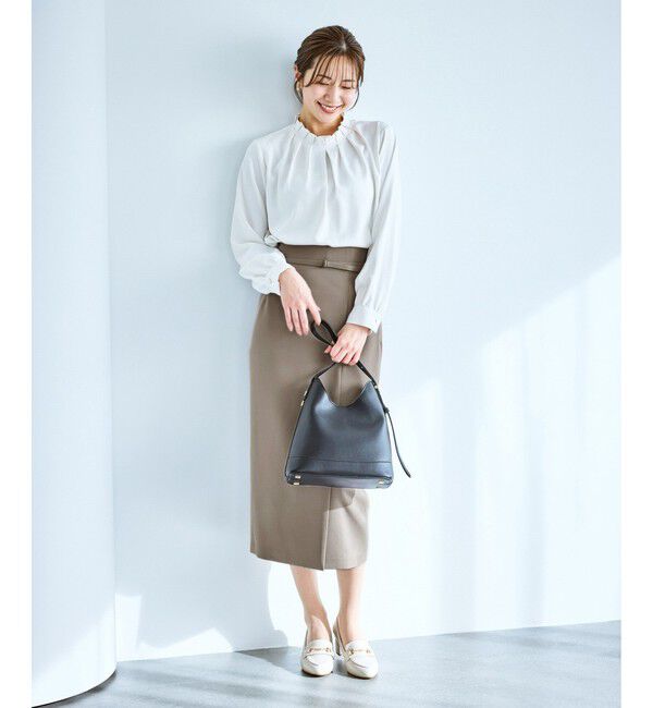 Rope&rsquo;Picnic「【WEB限定】360&deg;ウルトラストレッチ タイトスカート/UVカット・花粉ガード・セットアップ対応」|スカート|