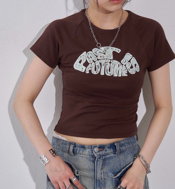  「【新色追加】デフォルメレースロゴチビT」|Tシャツ・カットソー|