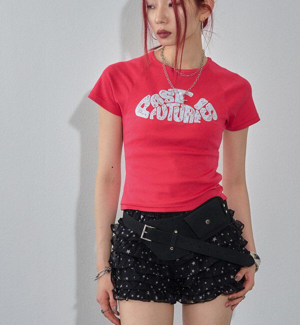  「【新色追加】デフォルメレースロゴチビT」|Tシャツ・カットソー|
