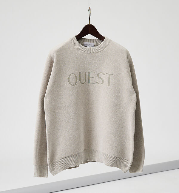 ABAHOUSE「【QUEST / ワンポイントロゴ】モールリンクス ニット」|ニット・セーター|