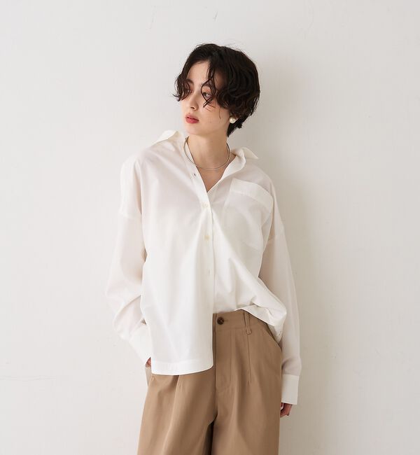 Rouge vif「バックラウンドデザインシャツ」|シャツ・ブラウス|