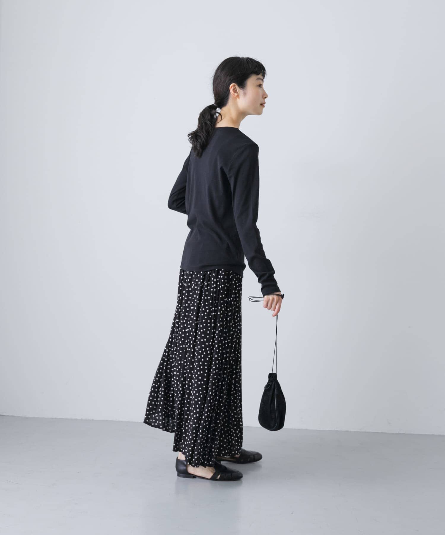 かぐれ「ハイツイストコットンボートカットソー」|Tシャツ・カットソー|