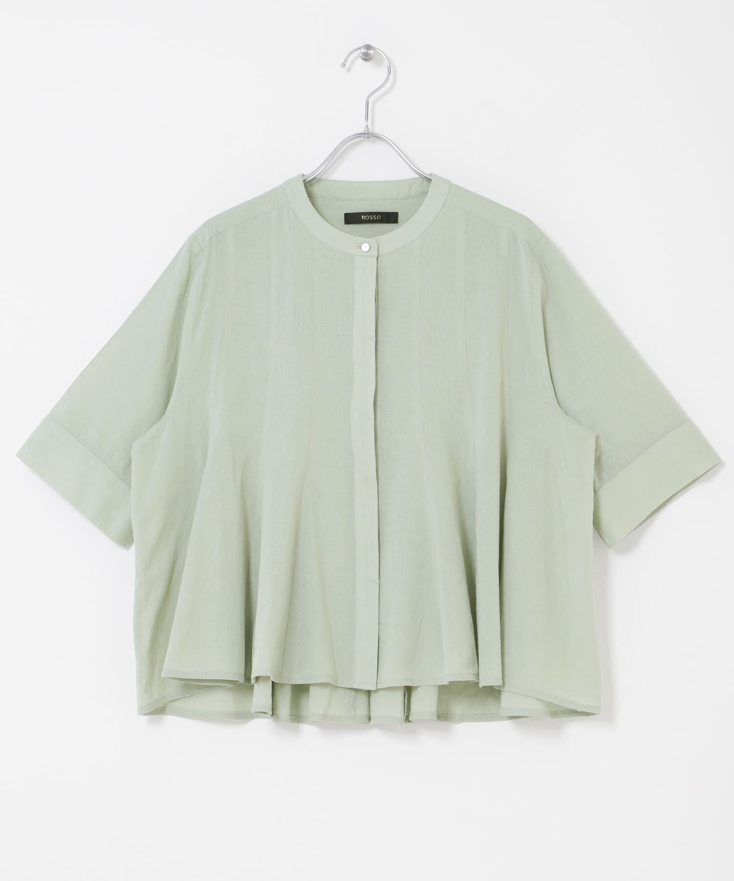 URBAN RESEARCH ROSSO「『WEB限定』コットンボイルフレアシャツ」|シャツ・ブラウス|