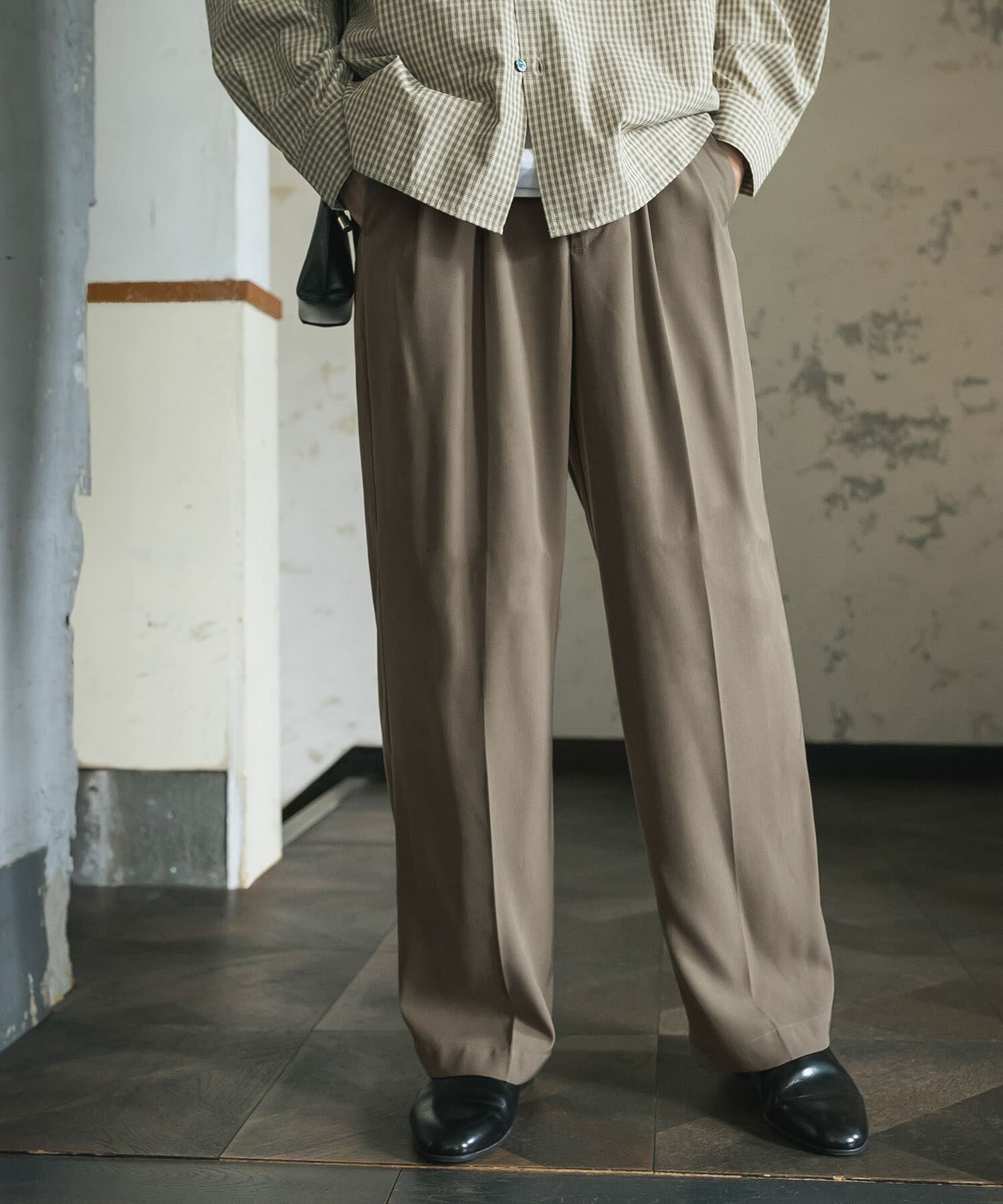 SENSE OF PLACE by URBAN RESEARCH「ダブルタックワイドスラックス」|その他|