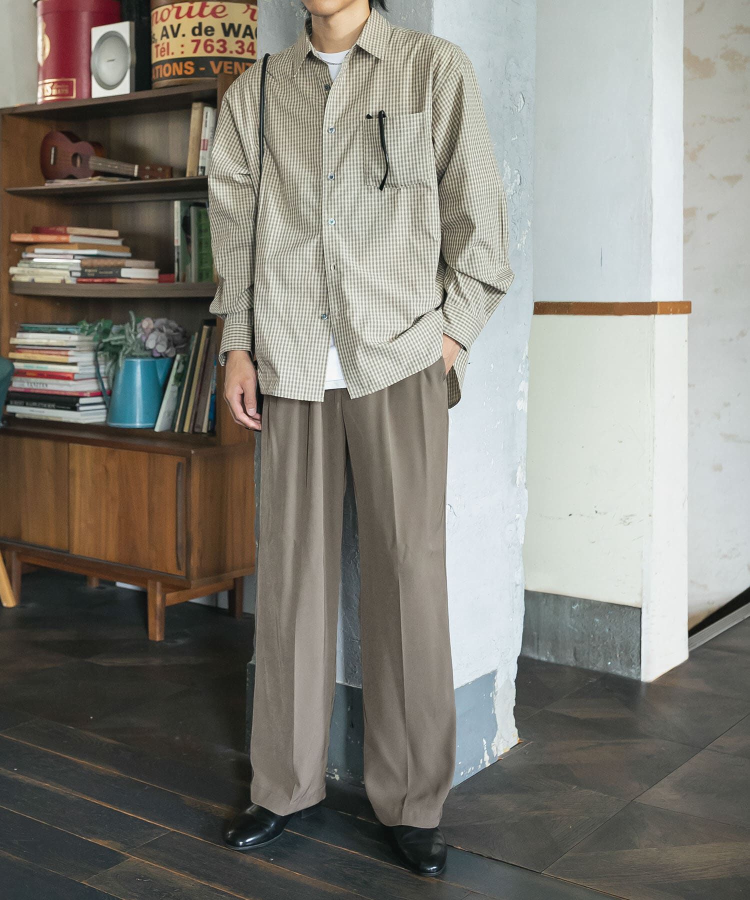 SENSE OF PLACE by URBAN RESEARCH「ダブルタックワイドスラックス」|その他|