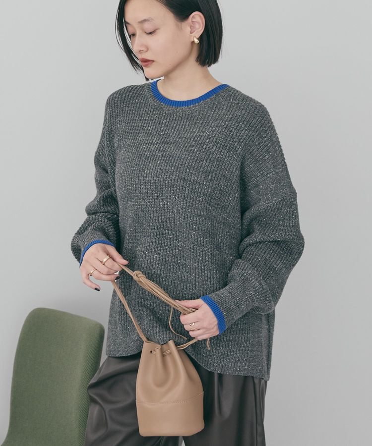 AMERICAN HOLIC「【WEB限定】配色ラインニットプルオーバー」|ニット・セーター|