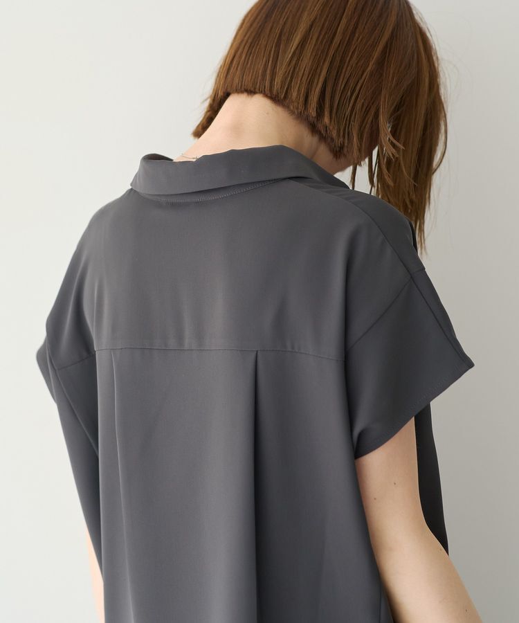 YECCA VECCA「<<接触冷感>>COOLスキッパーブラウス」|シャツ・ブラウス|