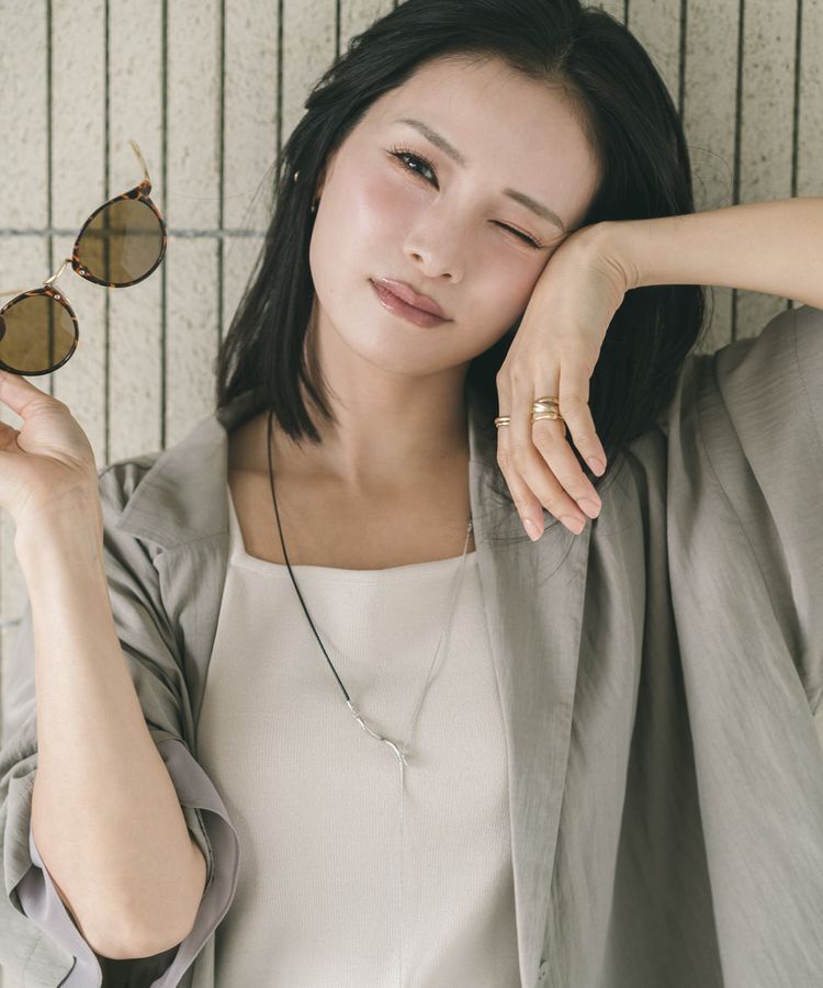 YECCA VECCA「【尾崎紗代子さん着用】<<UVカット>> メタルMIXボストンアイウェア」|その他|