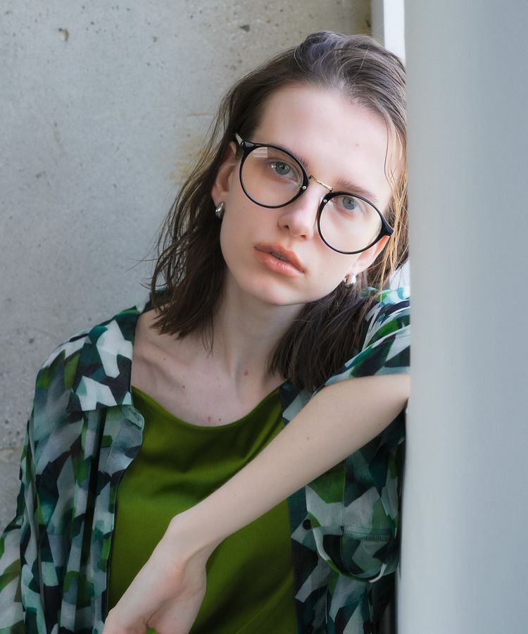 YECCA VECCA「【尾崎紗代子さん着用】<<UVカット>> メタルMIXボストンアイウェア」|その他|