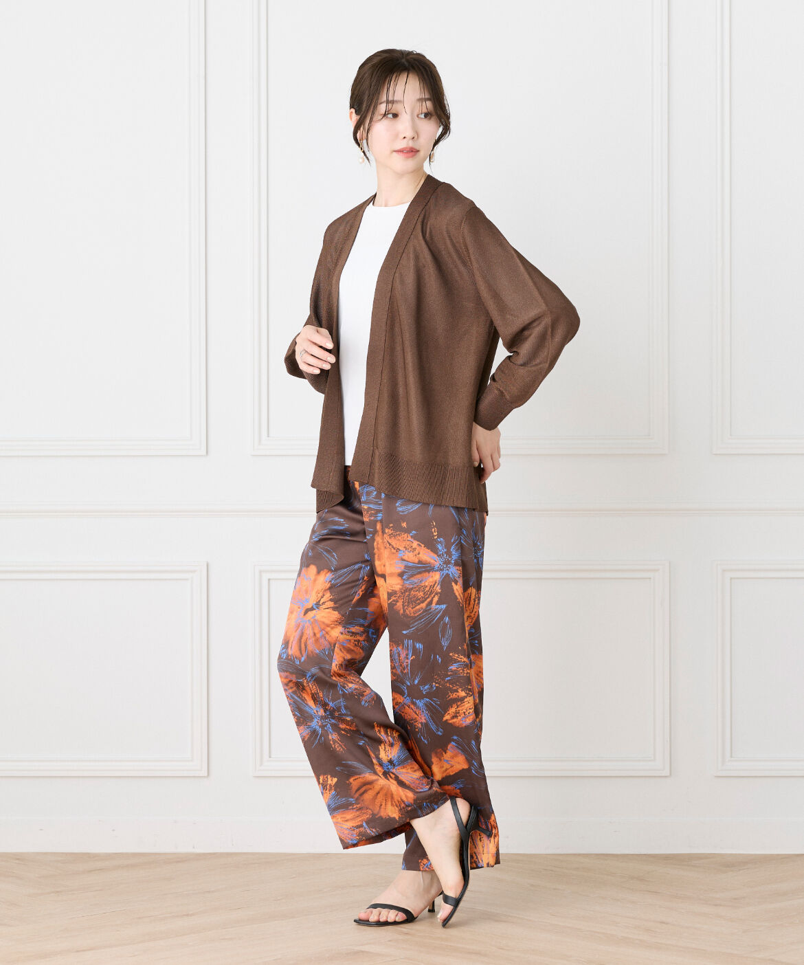 Le Souk「Vネックカーディガン」|カーディガン|