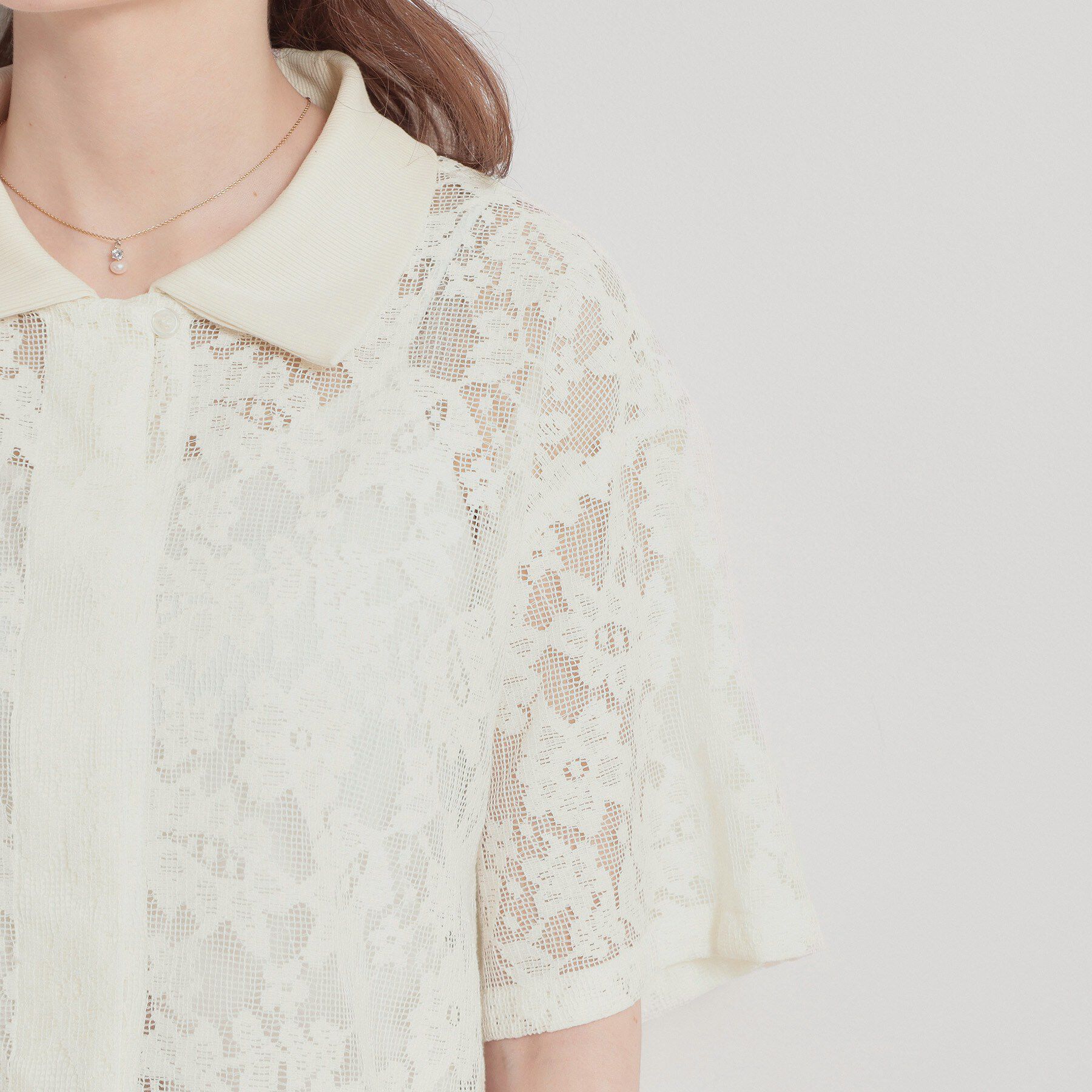 Couture broach「フラワーエンブロイダリーブラウス」|シャツ・ブラウス|