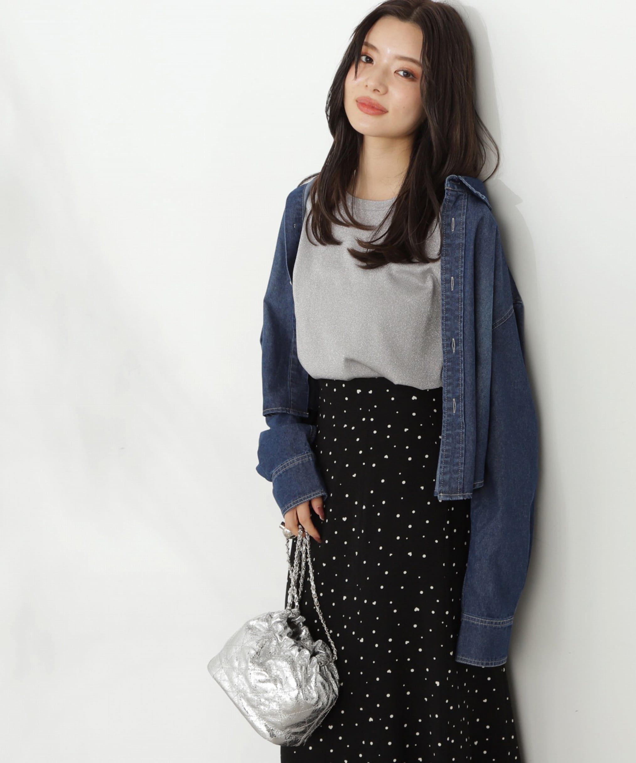 PROPORTION BODY DRESSING「ハートドットナロースカート」|スカート|