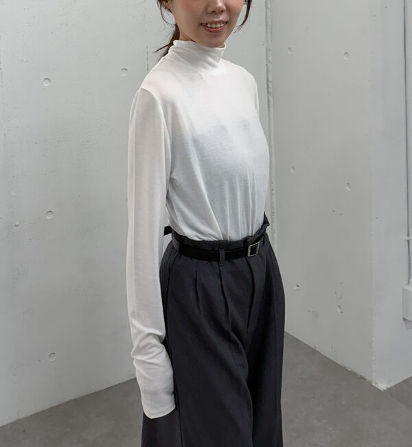 archives「シアー天竺ハイネック　ＴＯＰＳ」|Tシャツ・カットソー|