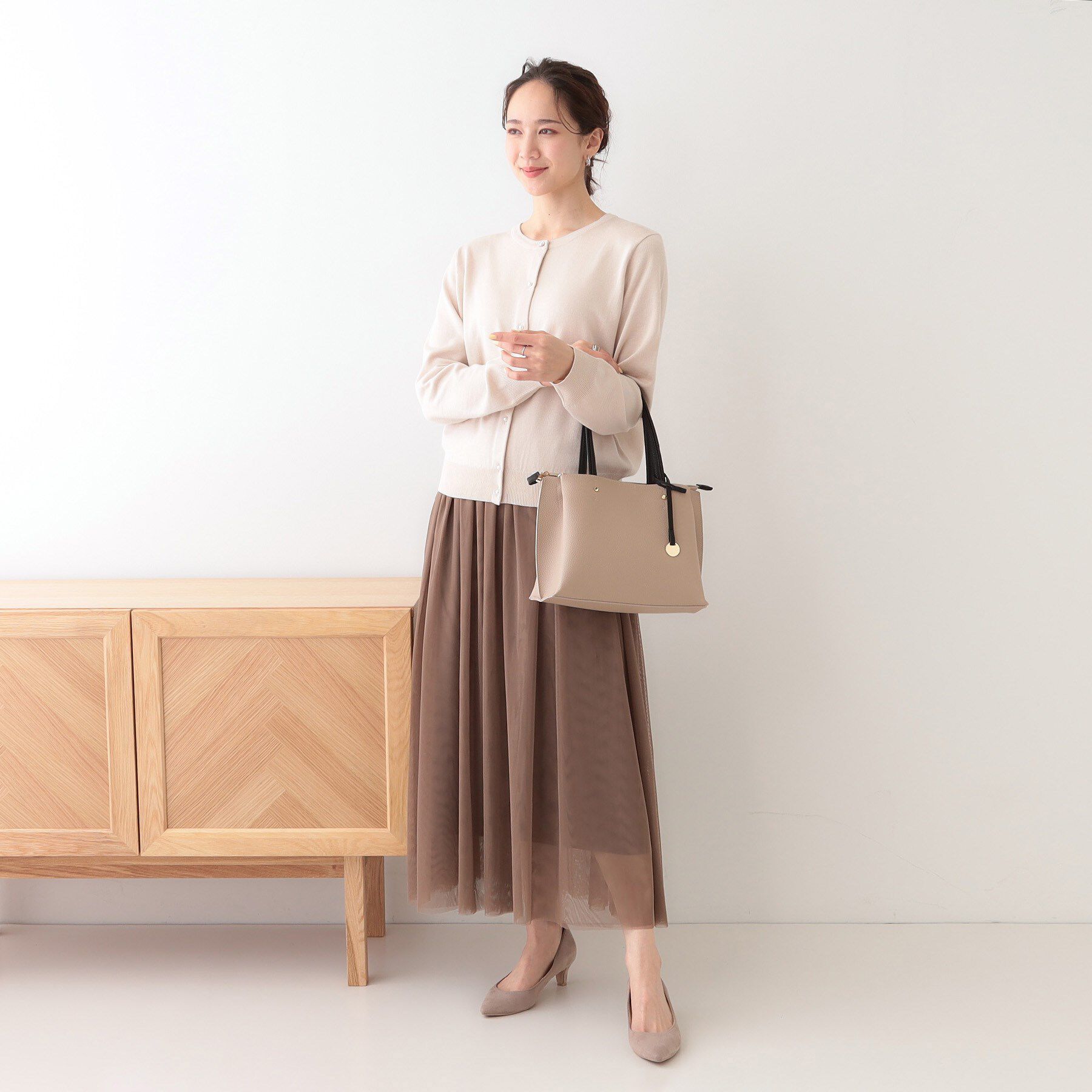 SHOO･LA･RUE「【軽量/2WAY】デイリーにも通勤にも ふわっと軽いトートバッグ」|トートバッグ|