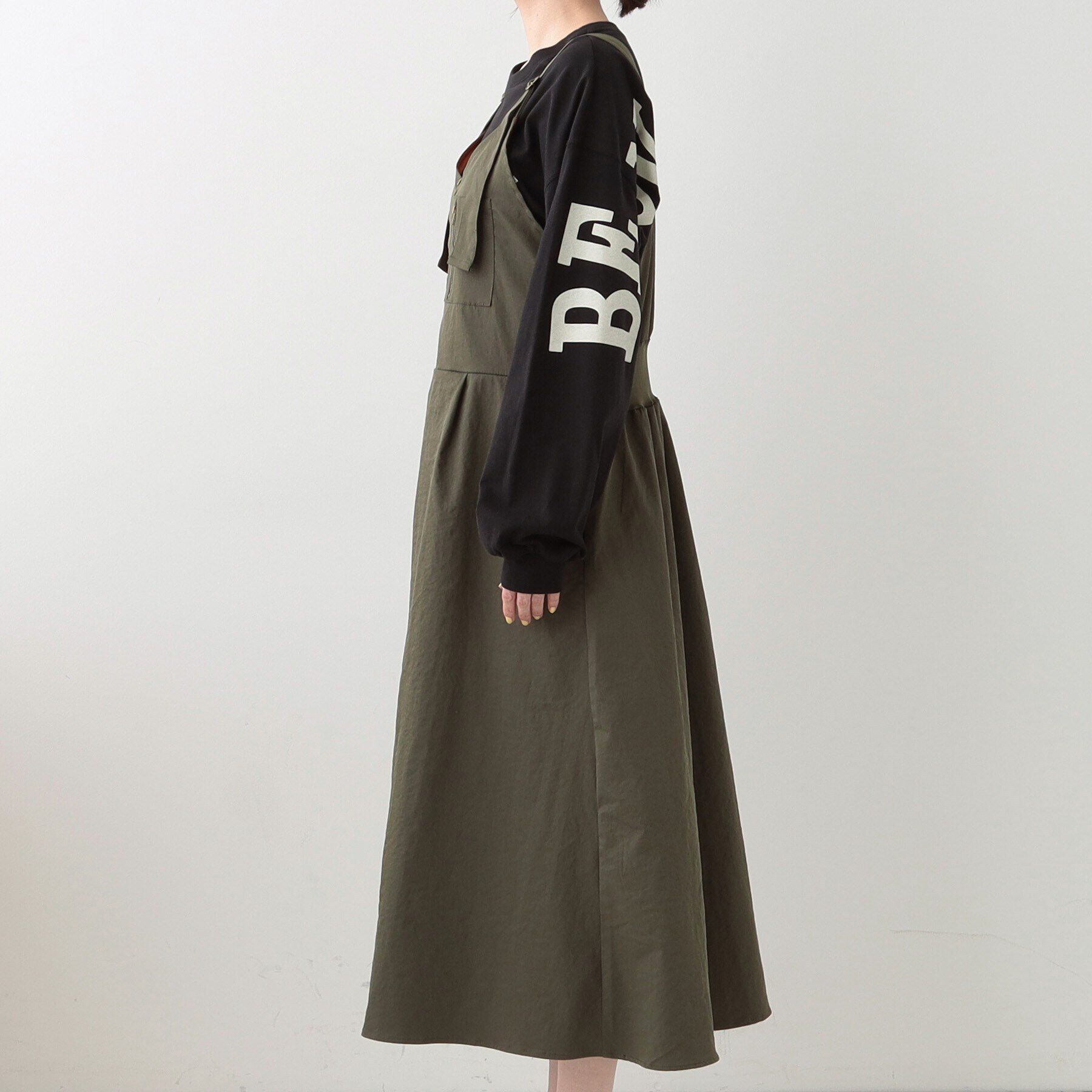 SHOO･LA･RUE「【S-LL】ロングシーズン着られる フロントZIPジャンスカ」|ワンピース|