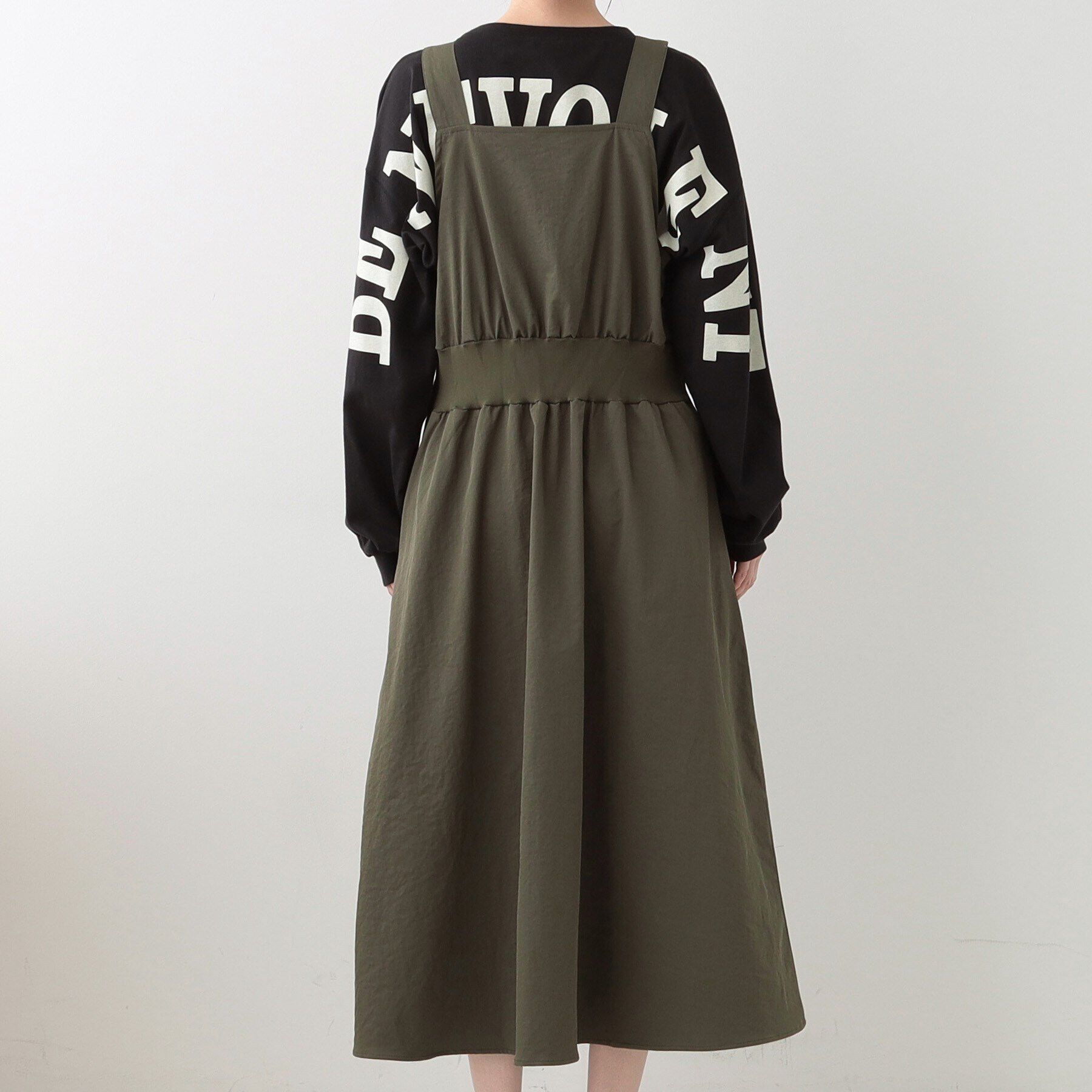 SHOO･LA･RUE「【S-LL】ロングシーズン着られる フロントZIPジャンスカ」|ワンピース|