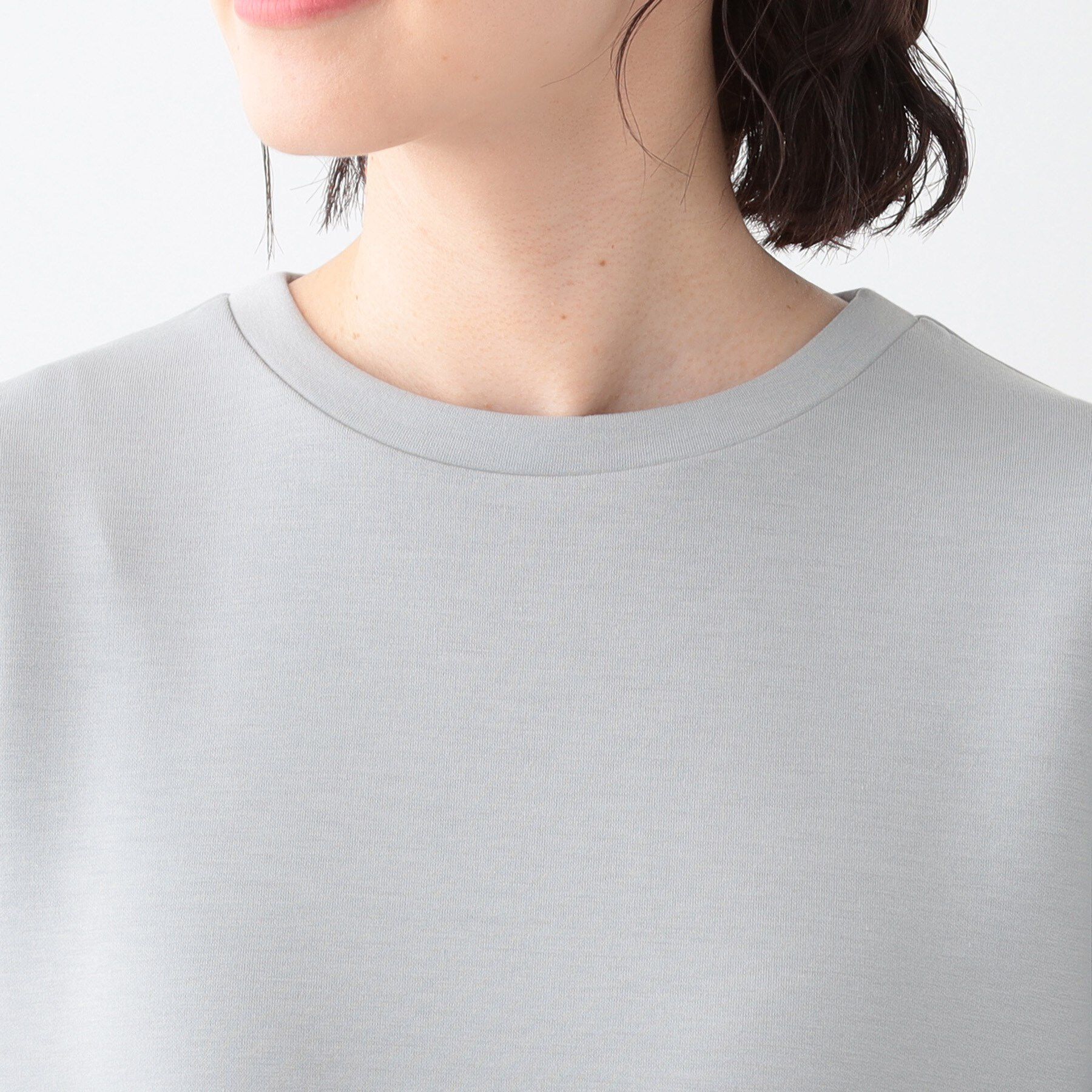 SHOO･LA･RUE「大人上品 お袖チュール刺繍 切替トップス」|Tシャツ・カットソー|