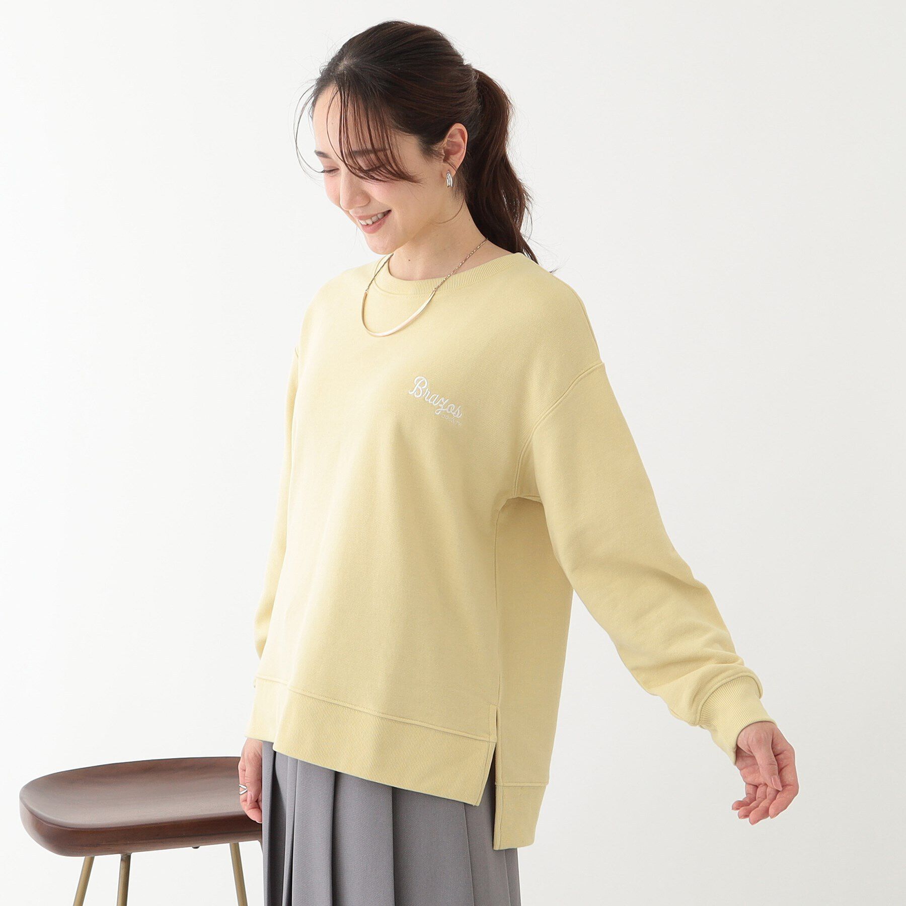 SHOO･LA･RUE「【洗える/S-LL】選べる3柄 グラフィックスウェット」|Tシャツ・カットソー|