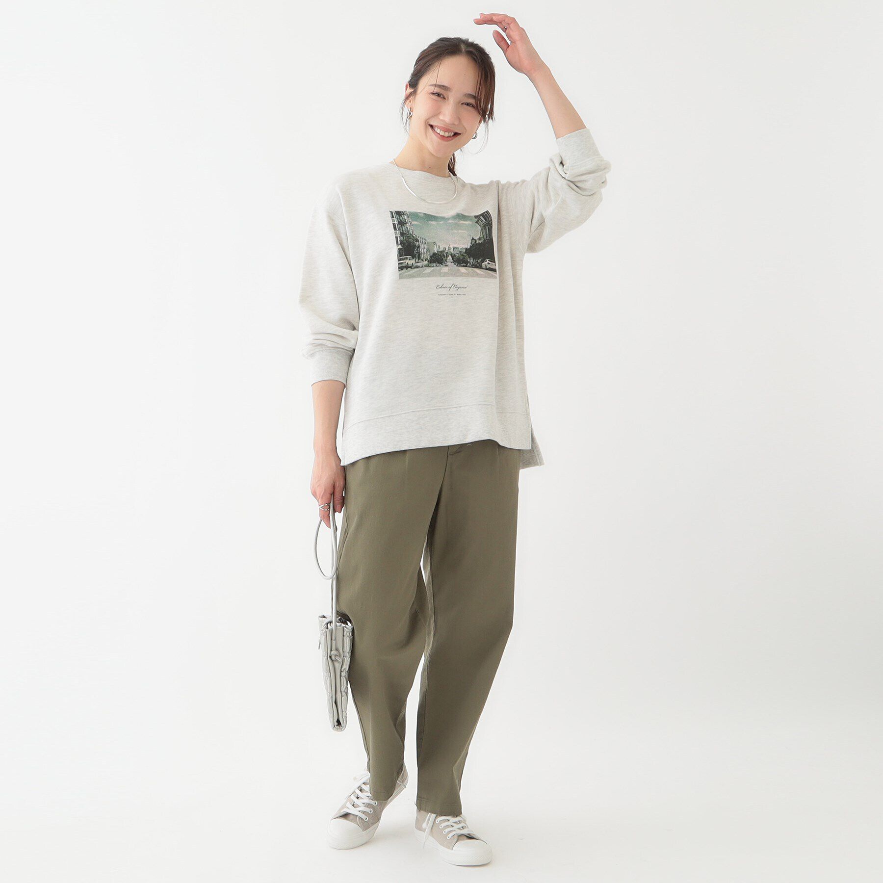 SHOO･LA･RUE「【洗える/S-LL】選べる3柄 グラフィックスウェット」|Tシャツ・カットソー|