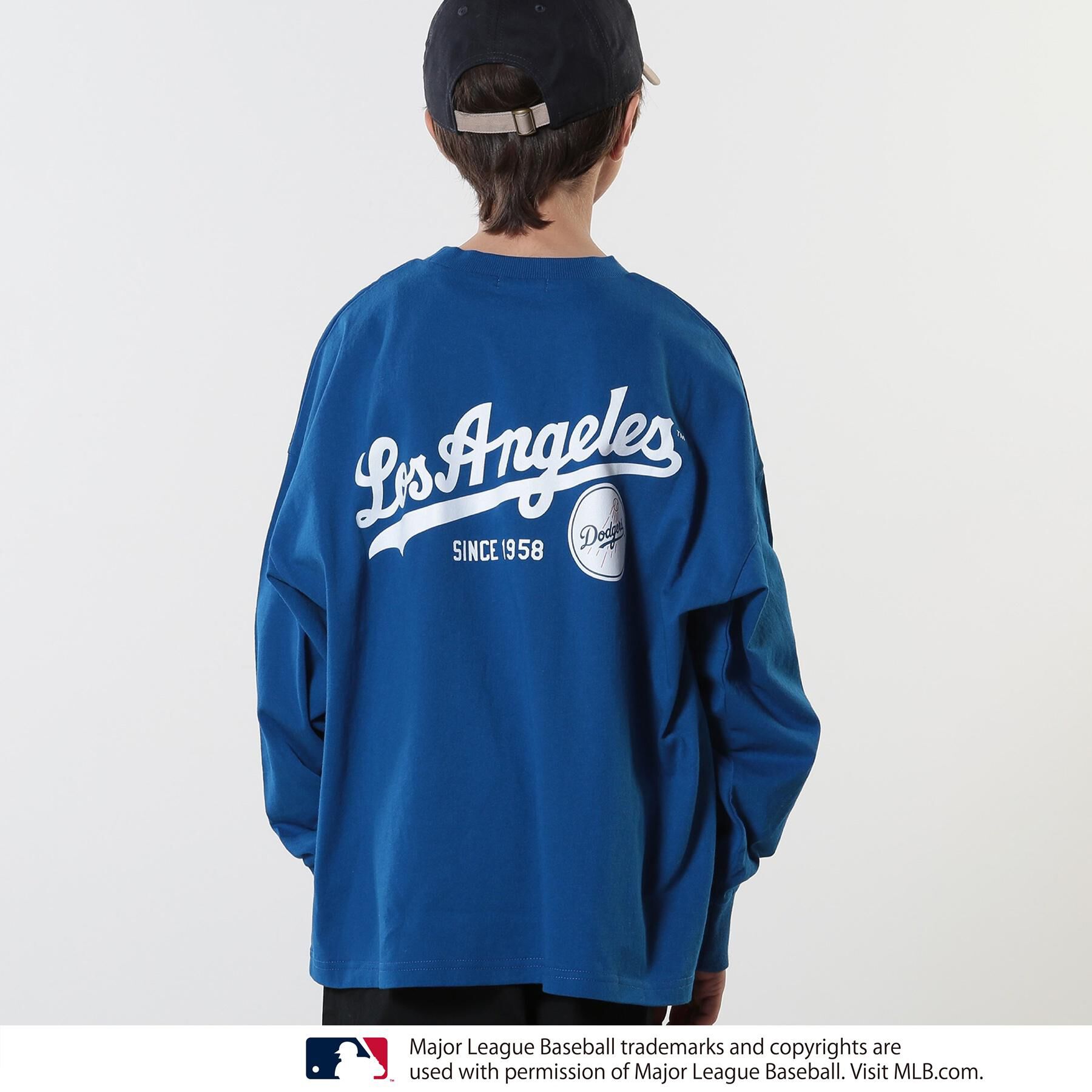 SHOO･LA･RUE「【MLB】オーバーサイズロンT」|Tシャツ・カットソー|ブルー(093)