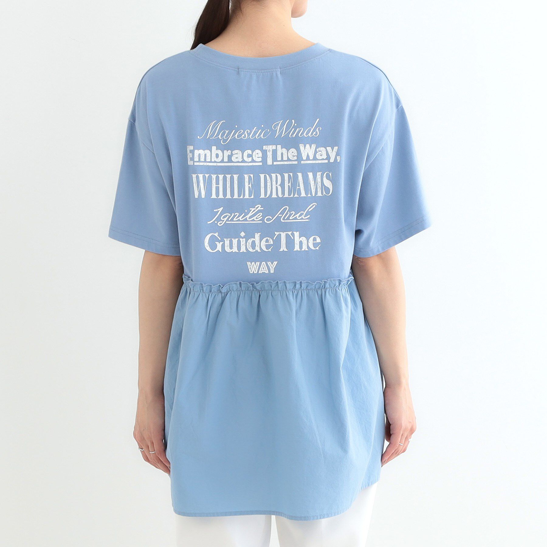 SHOO･LA･RUE「切り替えリメイク風カットソー」|Tシャツ・カットソー|