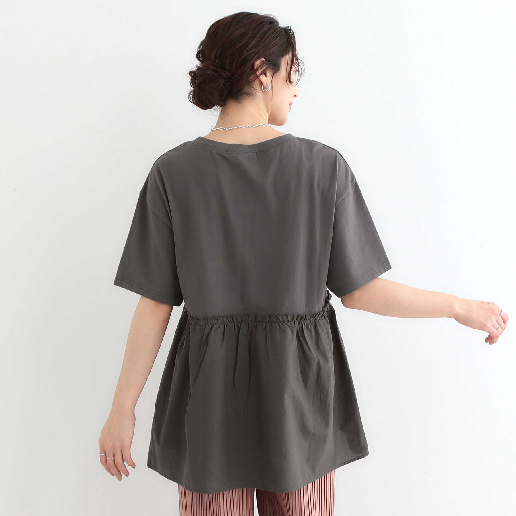 SHOO･LA･RUE「切り替えリメイク風カットソー」|Tシャツ・カットソー|