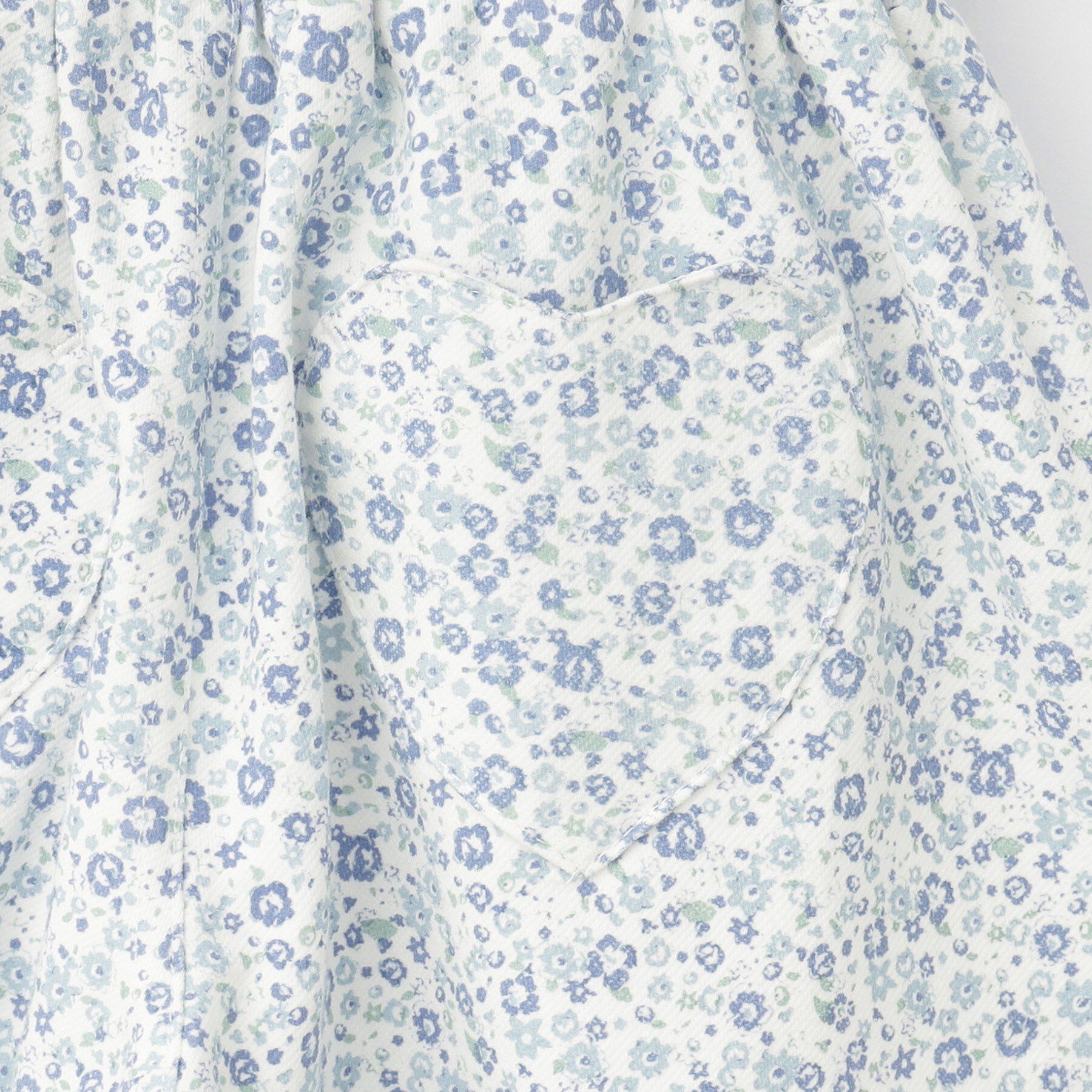 SHOO･LA･RUE「【100-150cm】ハートポケットがキュートな 総柄ショートパンツ」|キュロット|