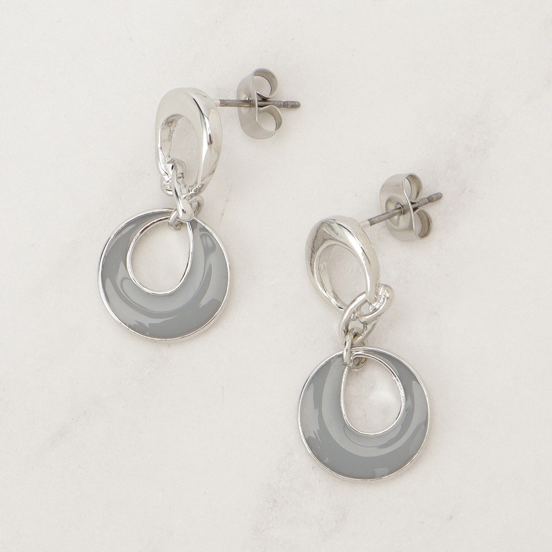 SHOO･LA･RUE「カラーエポピアス」|ピアス|シルバー(006)