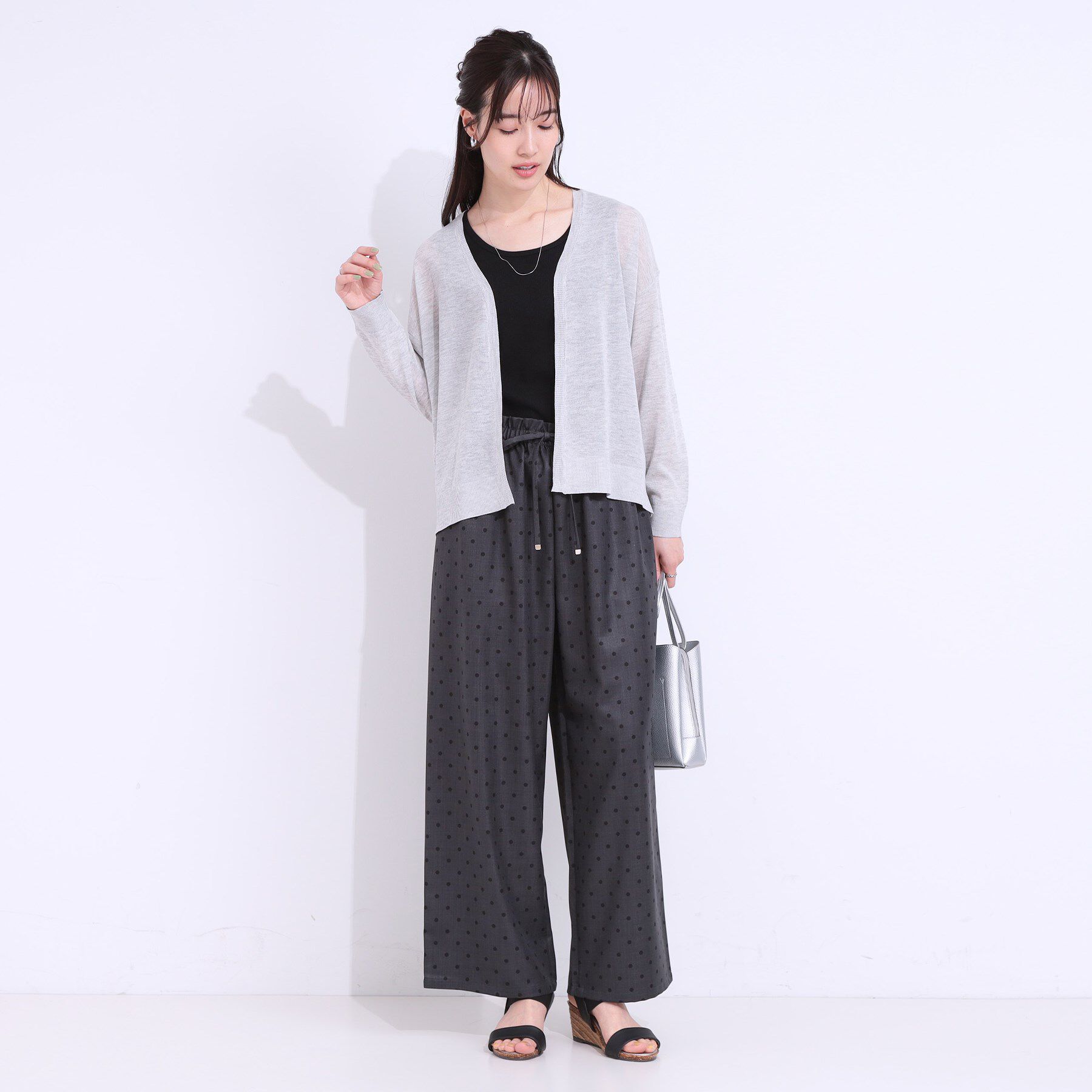 SHOO･LA･RUE「【洗える/S-LL】ナチュラル感が上品 サッと羽織れるカーディガン」|カーディガン|