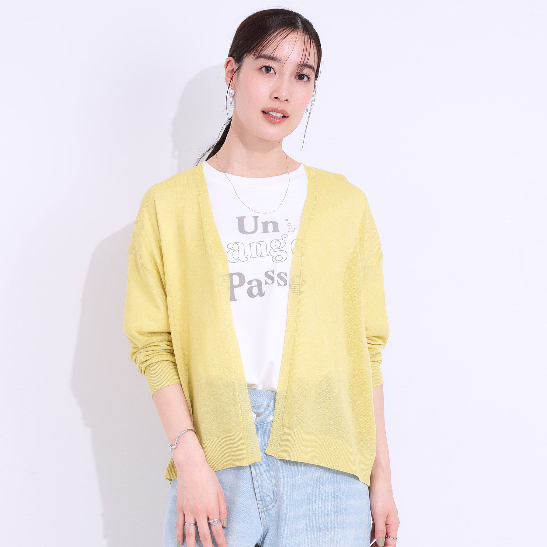SHOO･LA･RUE「【洗える/S-LL】ナチュラル感が上品 サッと羽織れるカーディガン」|カーディガン|