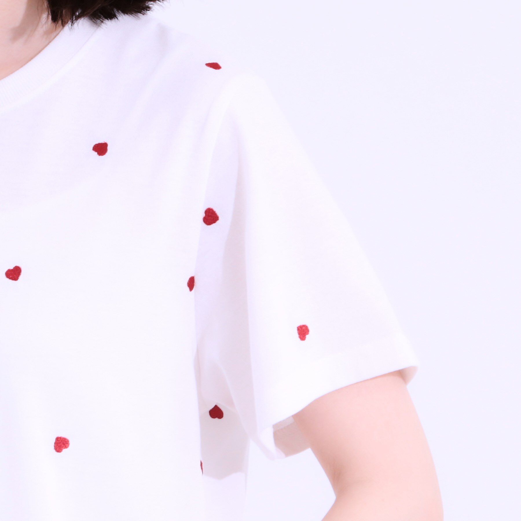 SHOO･LA･RUE「【S-LL】選べる4柄 デザイン刺繍アソートTシャツ」|Tシャツ・カットソー|