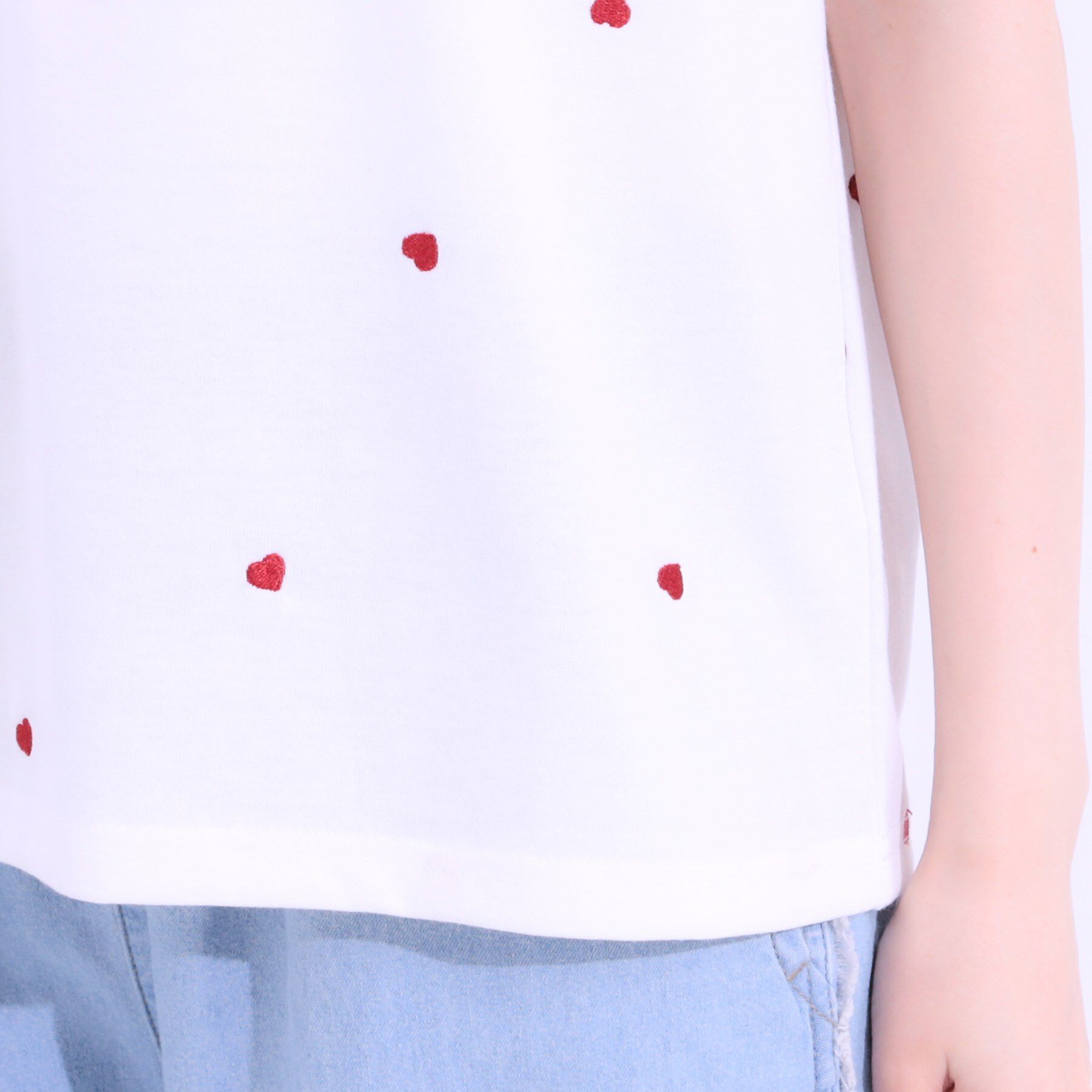 SHOO･LA･RUE「【S-LL】選べる4柄 デザイン刺繍アソートTシャツ」|Tシャツ・カットソー|