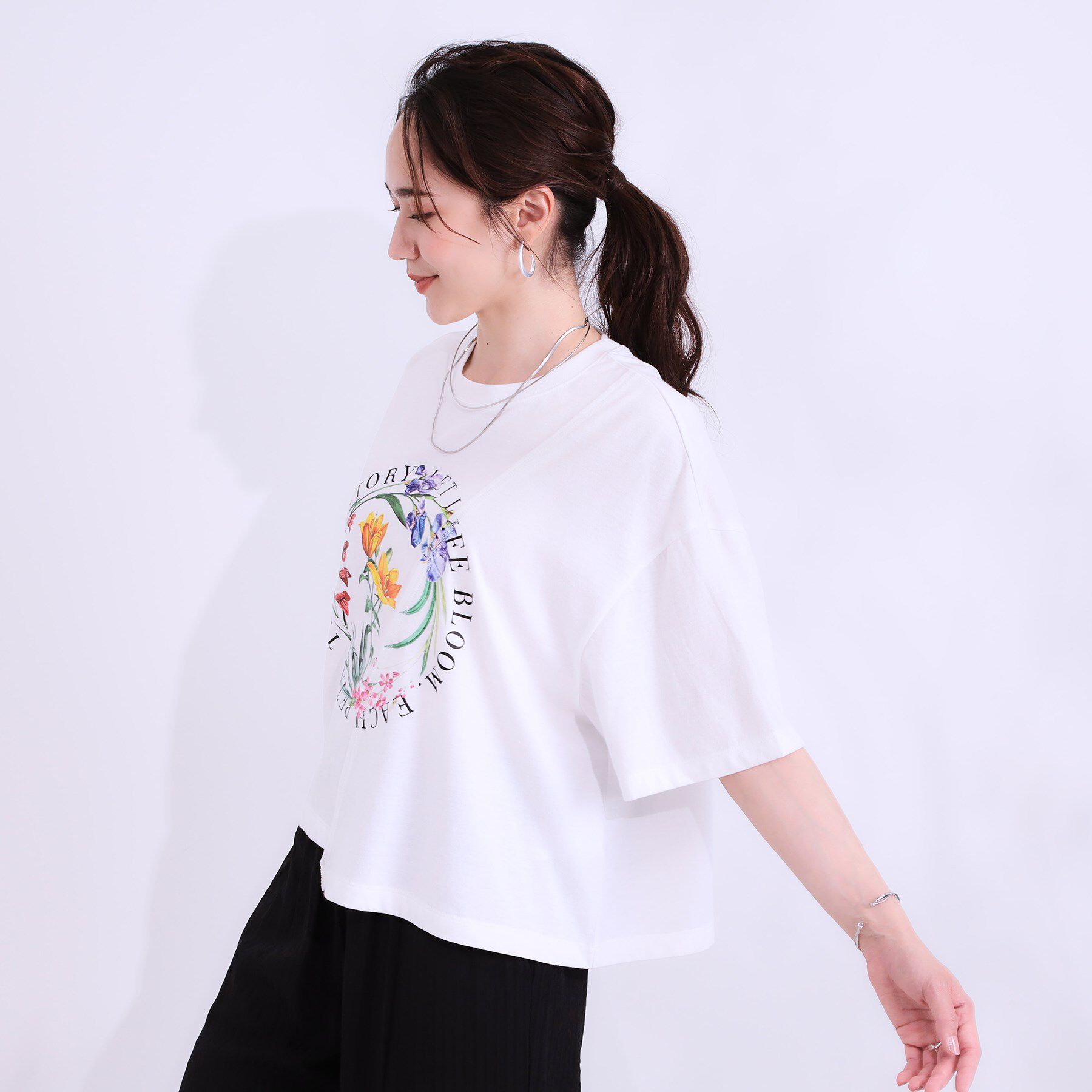 SHOO･LA･RUE「リメイク風Tシャツ」|Tシャツ・カットソー|